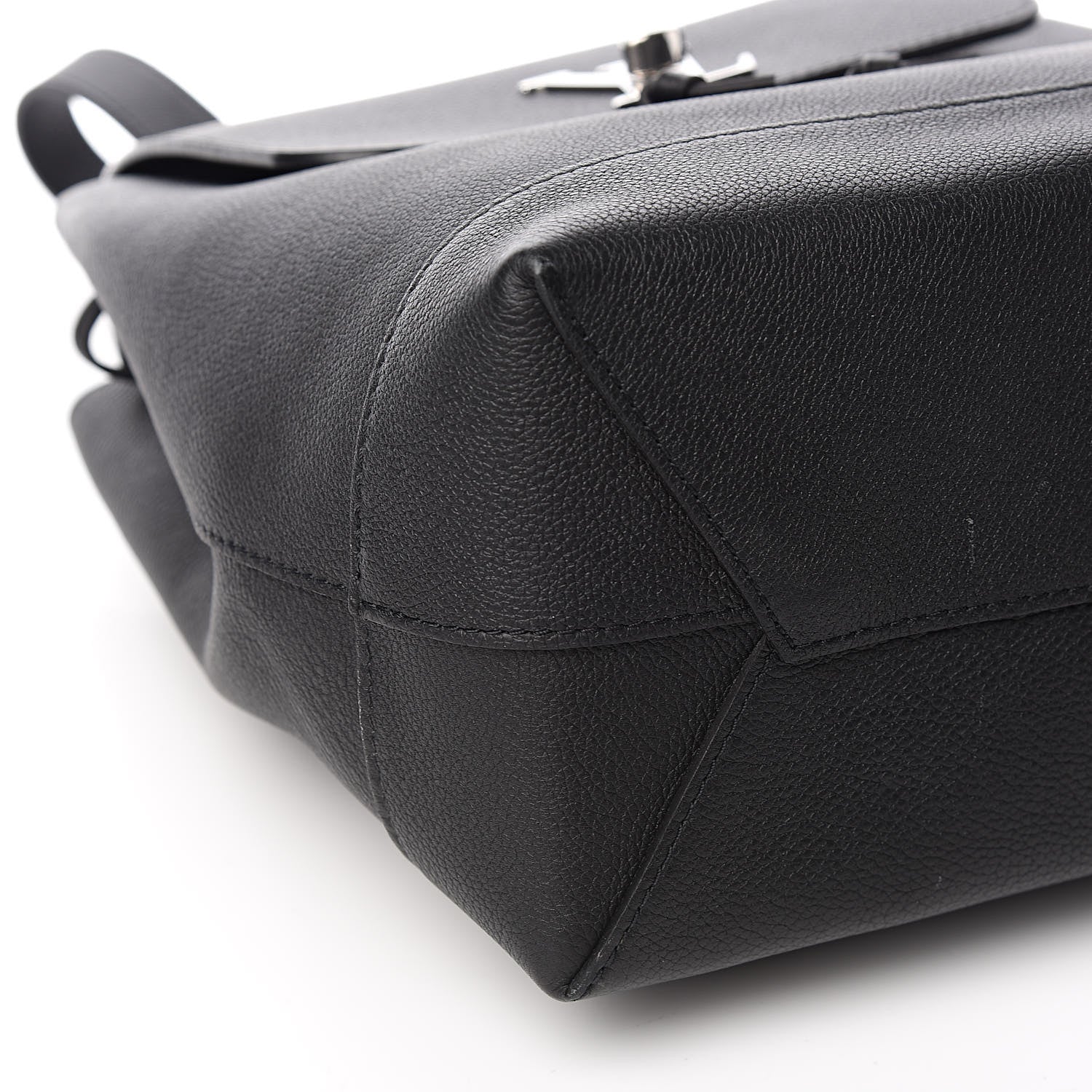 Louis Vuitton Calfskin Lockme Backpack Black 8 of 10