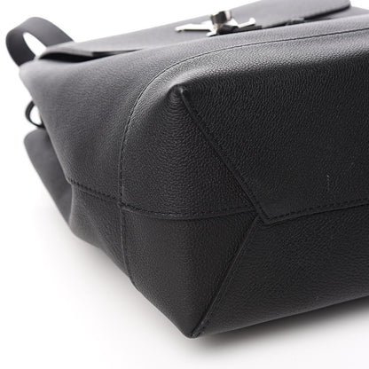 Louis Vuitton Calfskin Lockme Backpack Black 8 of 10