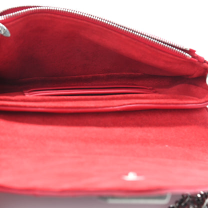 Louis Vuitton Calfskin New Wave Chain Pochette Scarlet 5 of 9