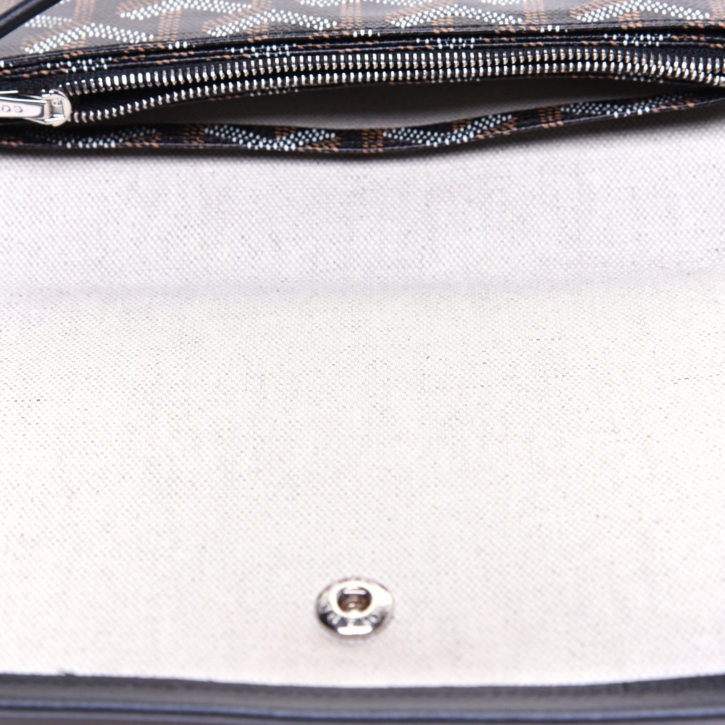 Goyardine Plumet Wallet Clutch Black
