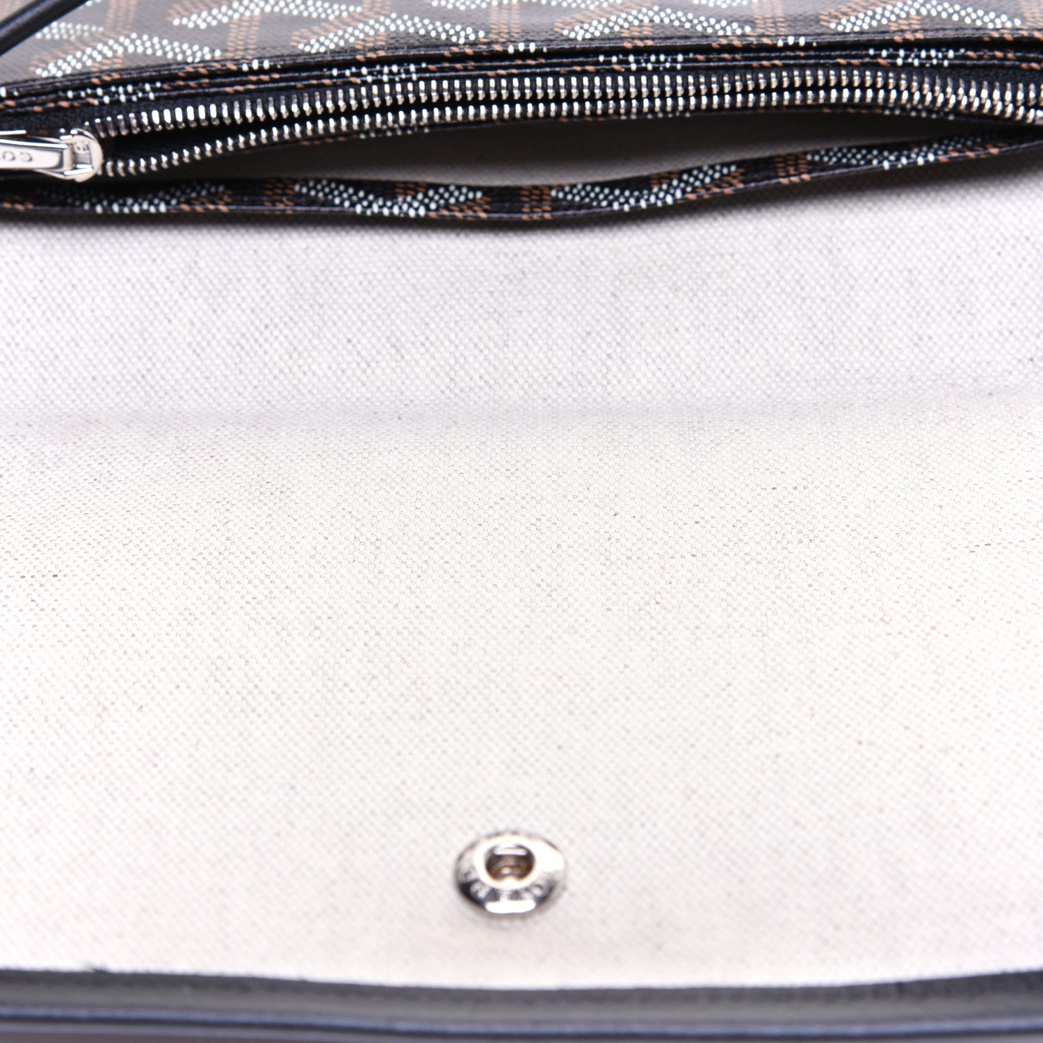 Goyard Goyardine Plumet Wallet Clutch Black 9 of 10