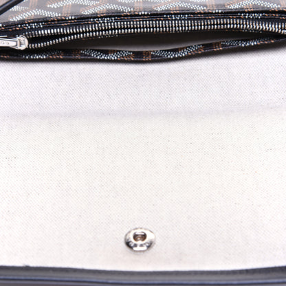 Goyard Goyardine Plumet Wallet Clutch Black 9 of 10