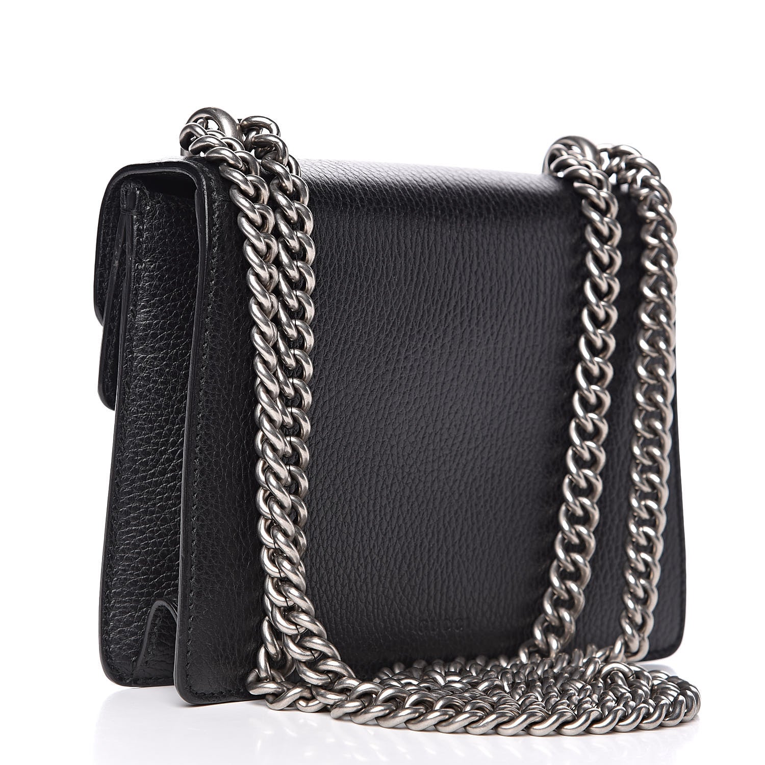 Gucci Calfskin Mini Dionysus Shoulder Bag Black 3 of 13