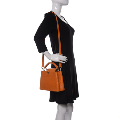 Louis Vuitton Ostrich Capucines BB Marigold 2 of 11