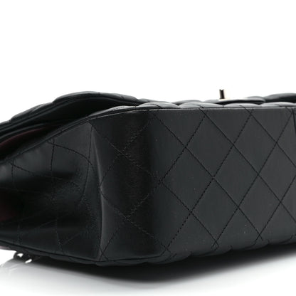 Chanel Lambskin Quilted Jumbo Double Flap Black 7 of 8