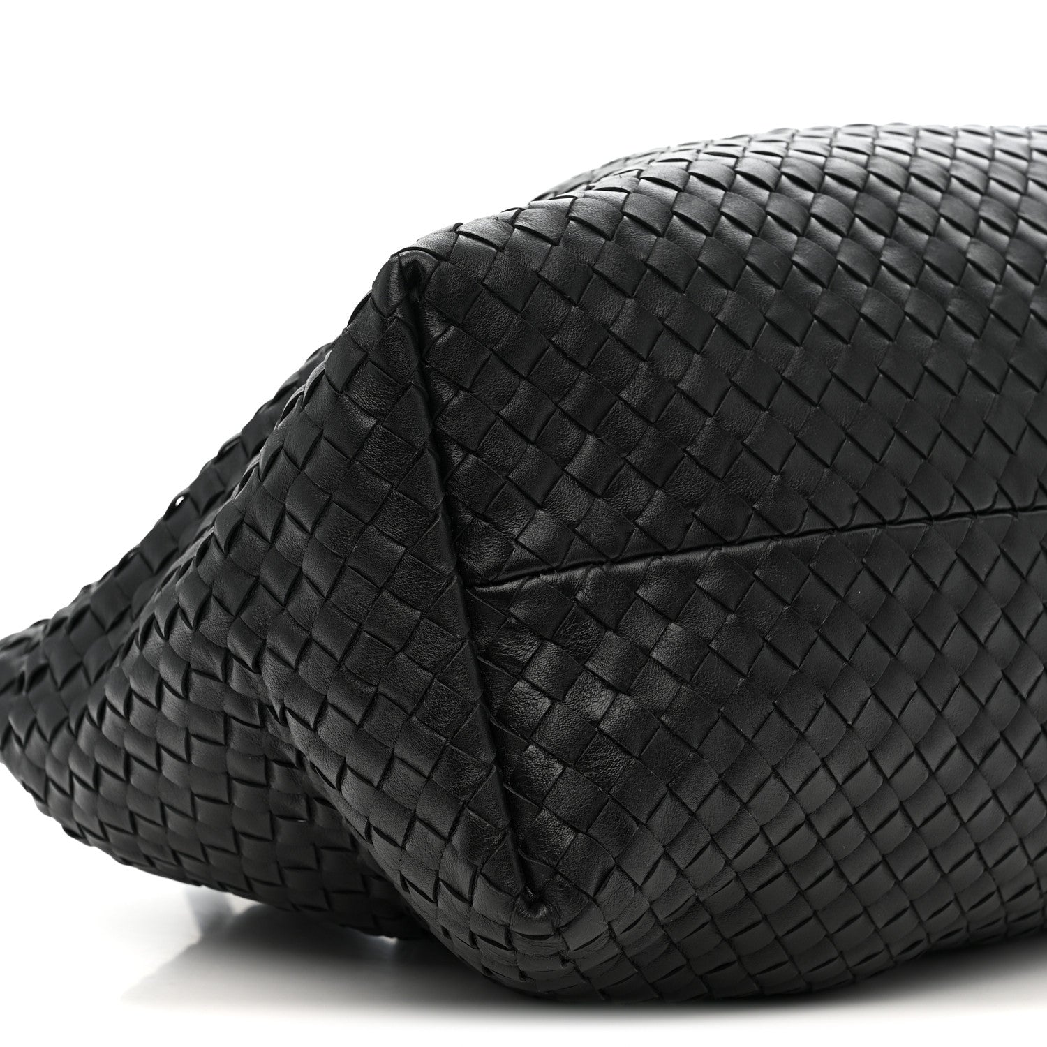Bottega Veneta Calfskin Intrecciato Pinacoteca Reversible Tote Black Fondant 8 of 10