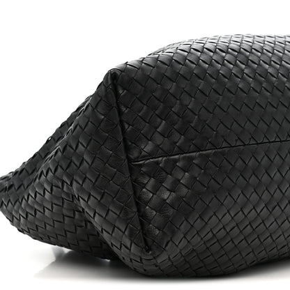 Bottega Veneta Calfskin Intrecciato Pinacoteca Reversible Tote Black Fondant 8 of 10
