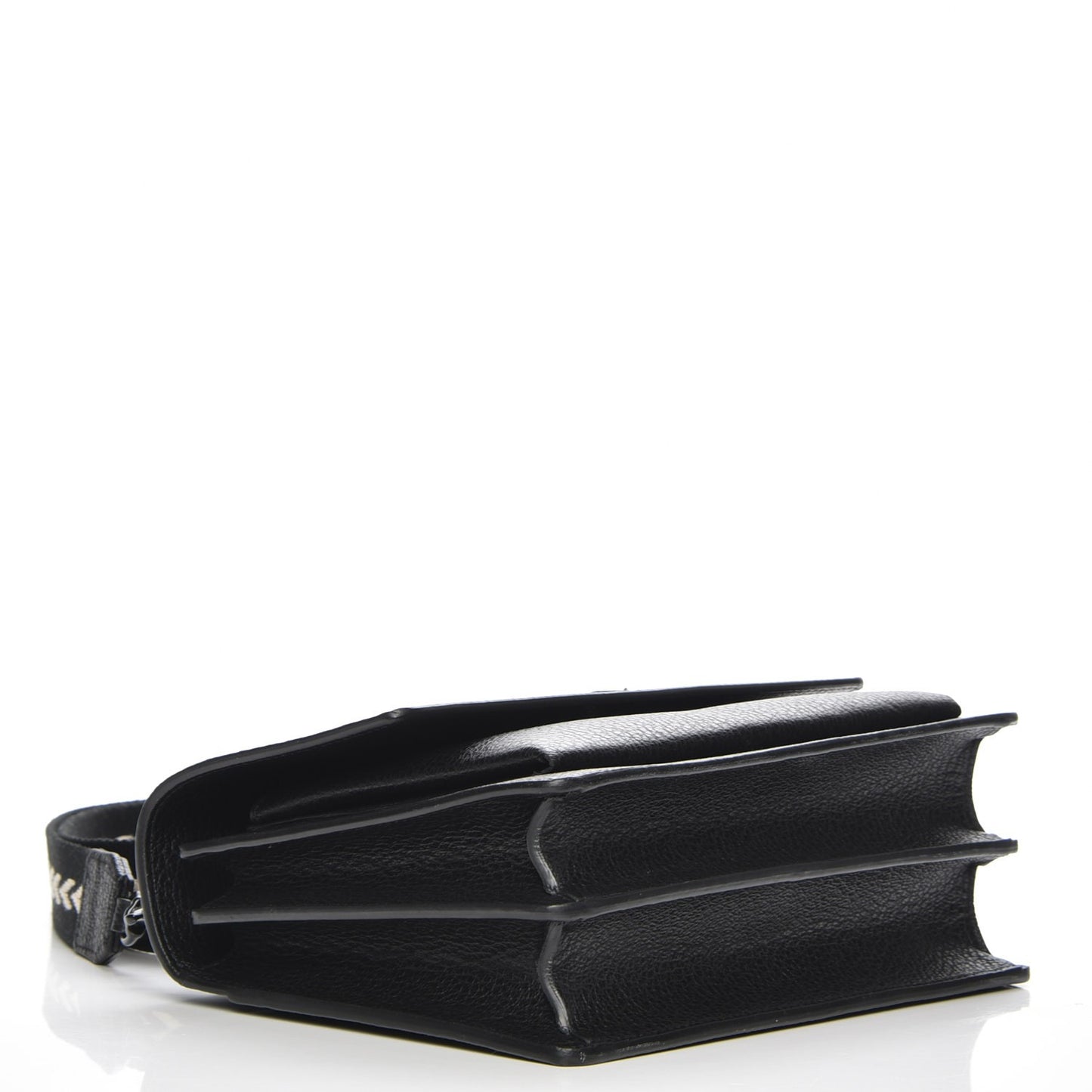 Grained Calfskin Medium Monogram Sunset Black Ecru