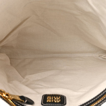 Miu Miu Nappa Ivy Bag Black 5 of 10