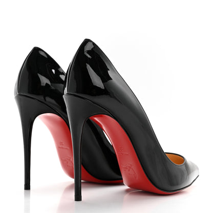 Christian Louboutin Patent Pigalle Follies 100 Pumps 37 Black 4 of 8