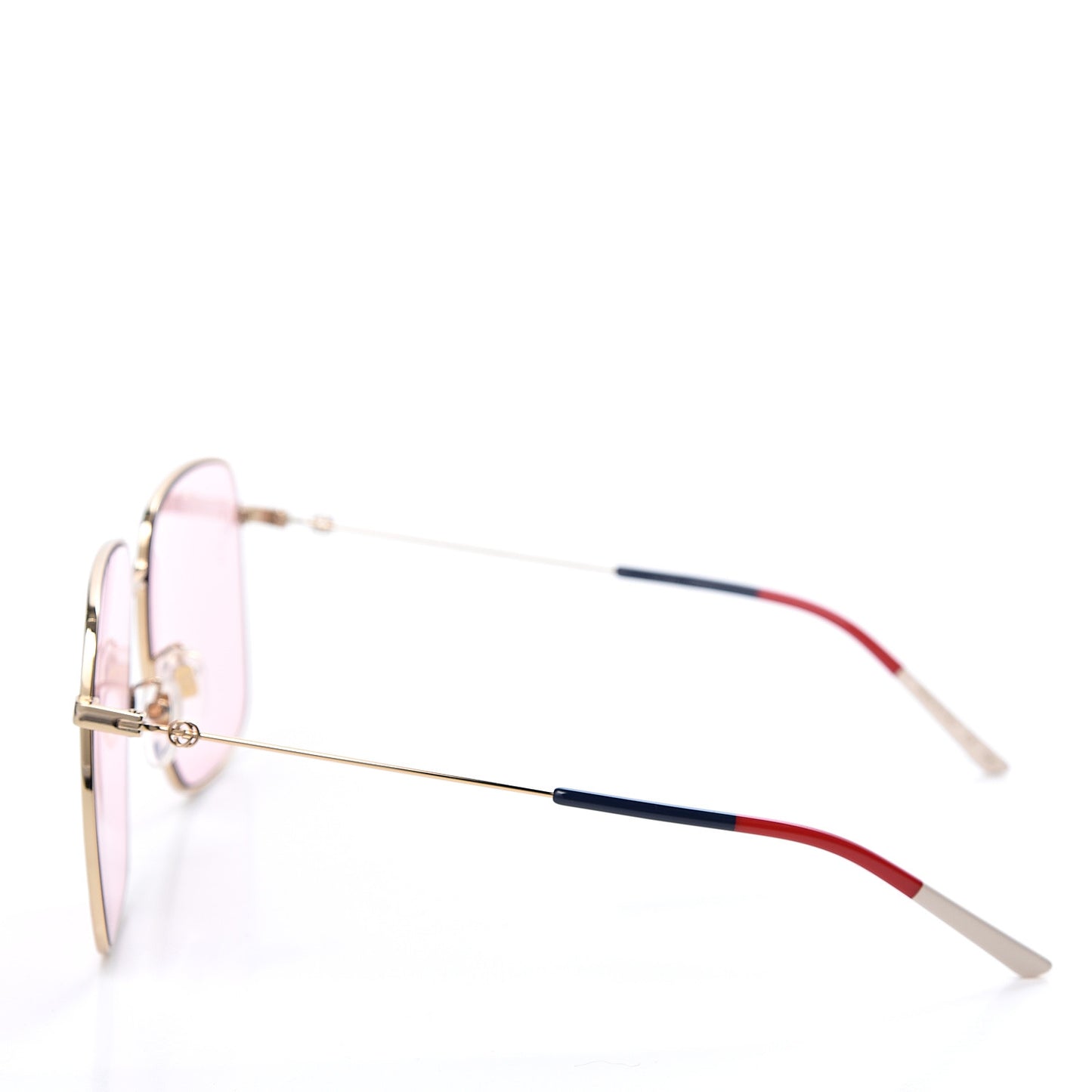 Rectangular Frame Interlocking G Sunglasses GG0394S Pink