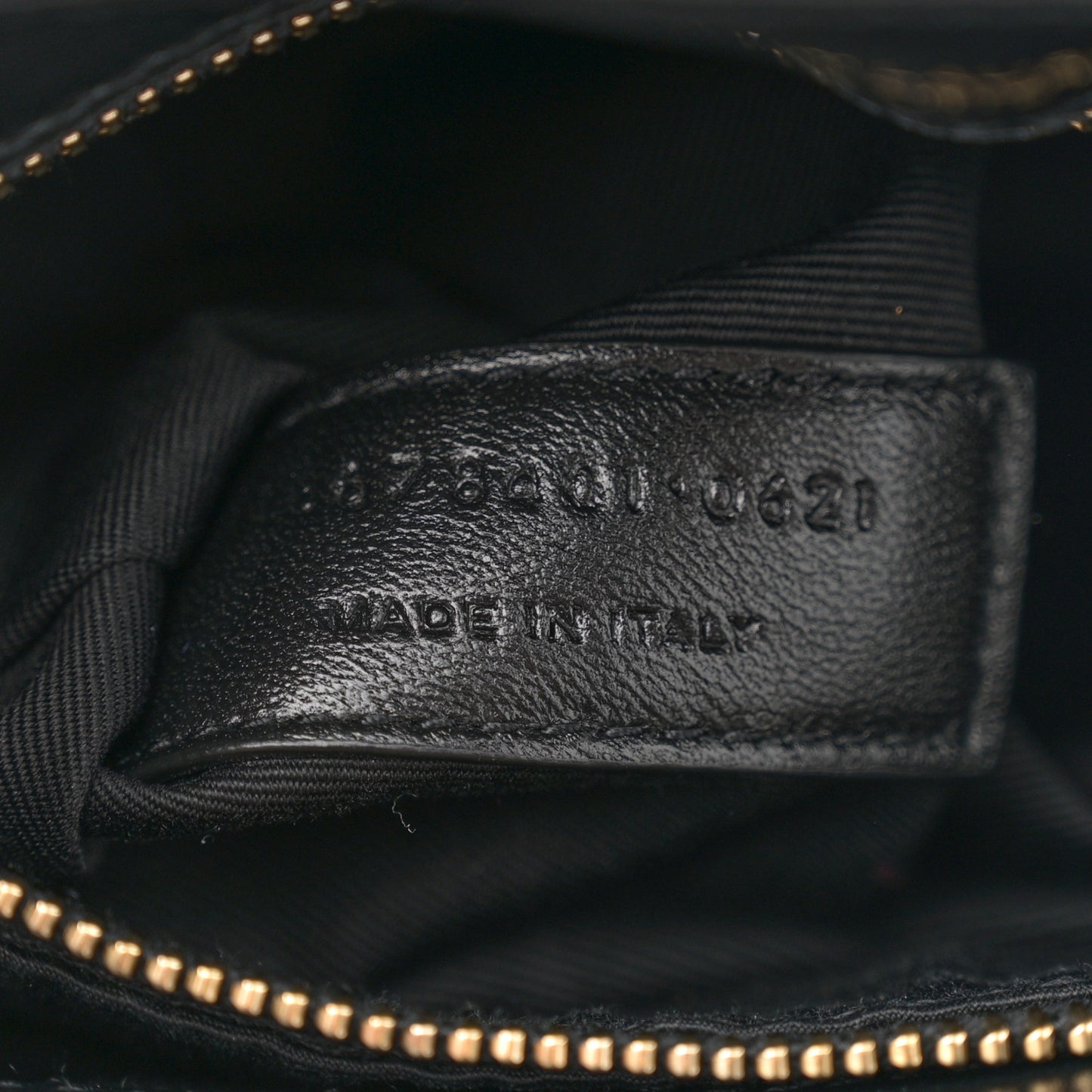 Calfskin Y Quilted Monogram Toy Loulou Crossbody Bag Black