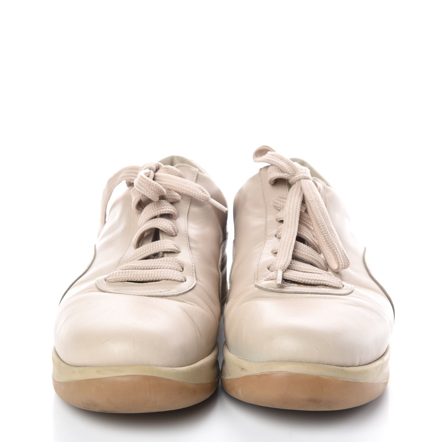Louis Vuitton Calfskin Sneakers 8 Beige 2 of 16