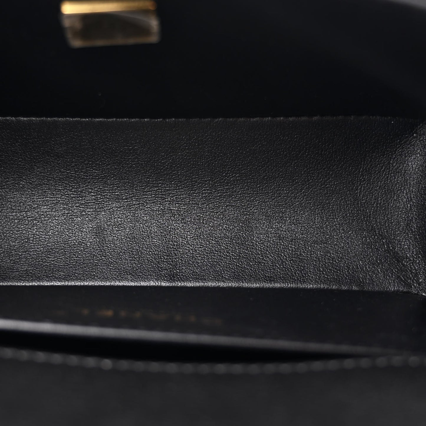 Calfskin Quilted Small Boy Flap Black