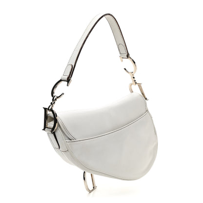 Christian Dior Calfskin Saddle Bag White 2 of 16
