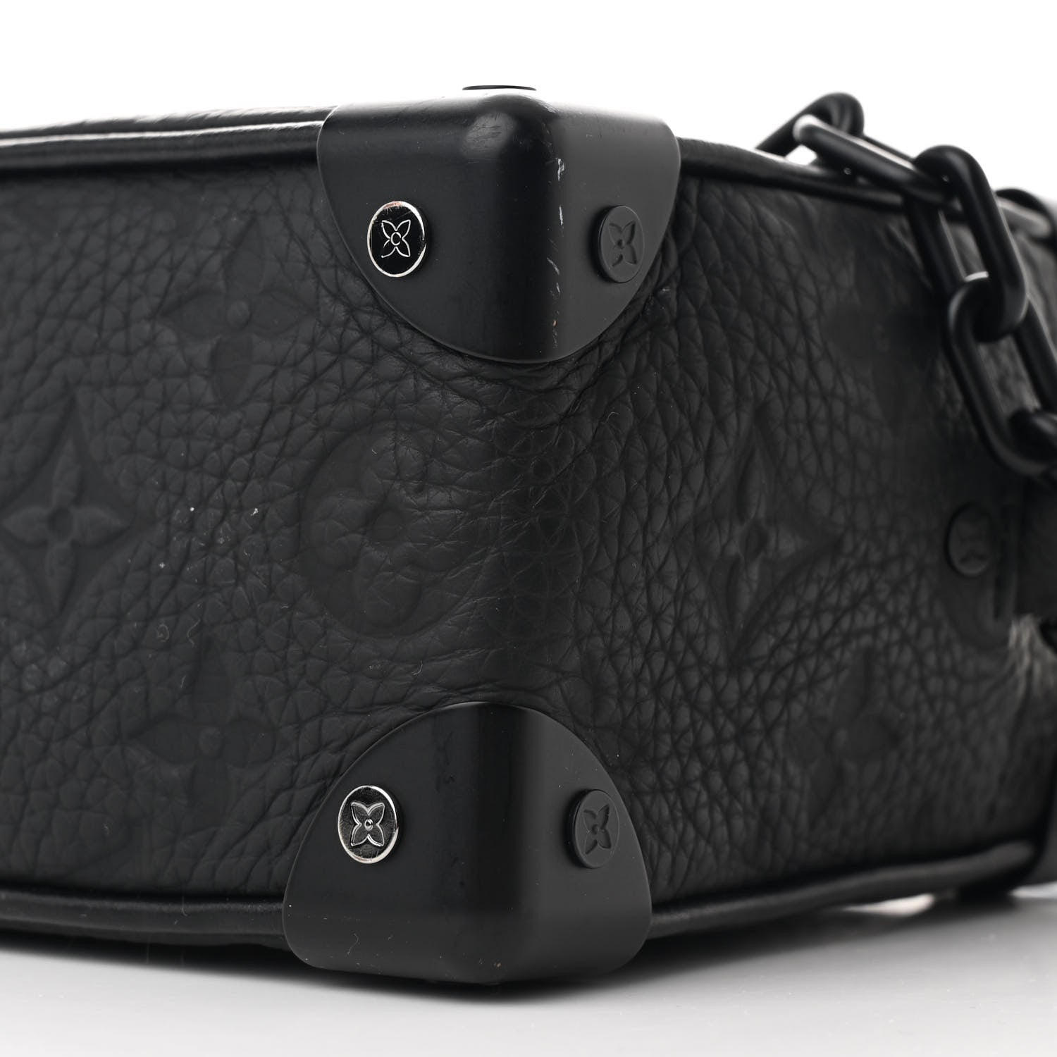 Louis Vuitton Taurillon Monogram Mini Soft Trunk Black 10 of 11