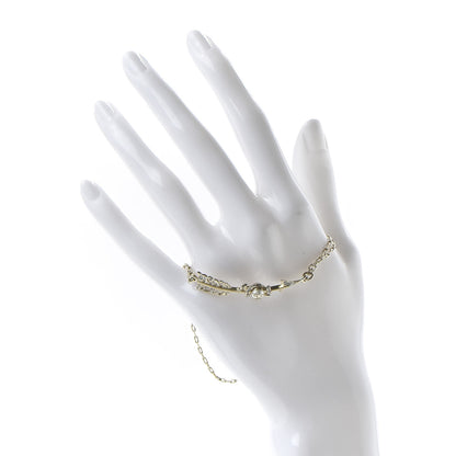 Chanel Crystal Pearl CC Arrow Bracelet Gold 2 of 6