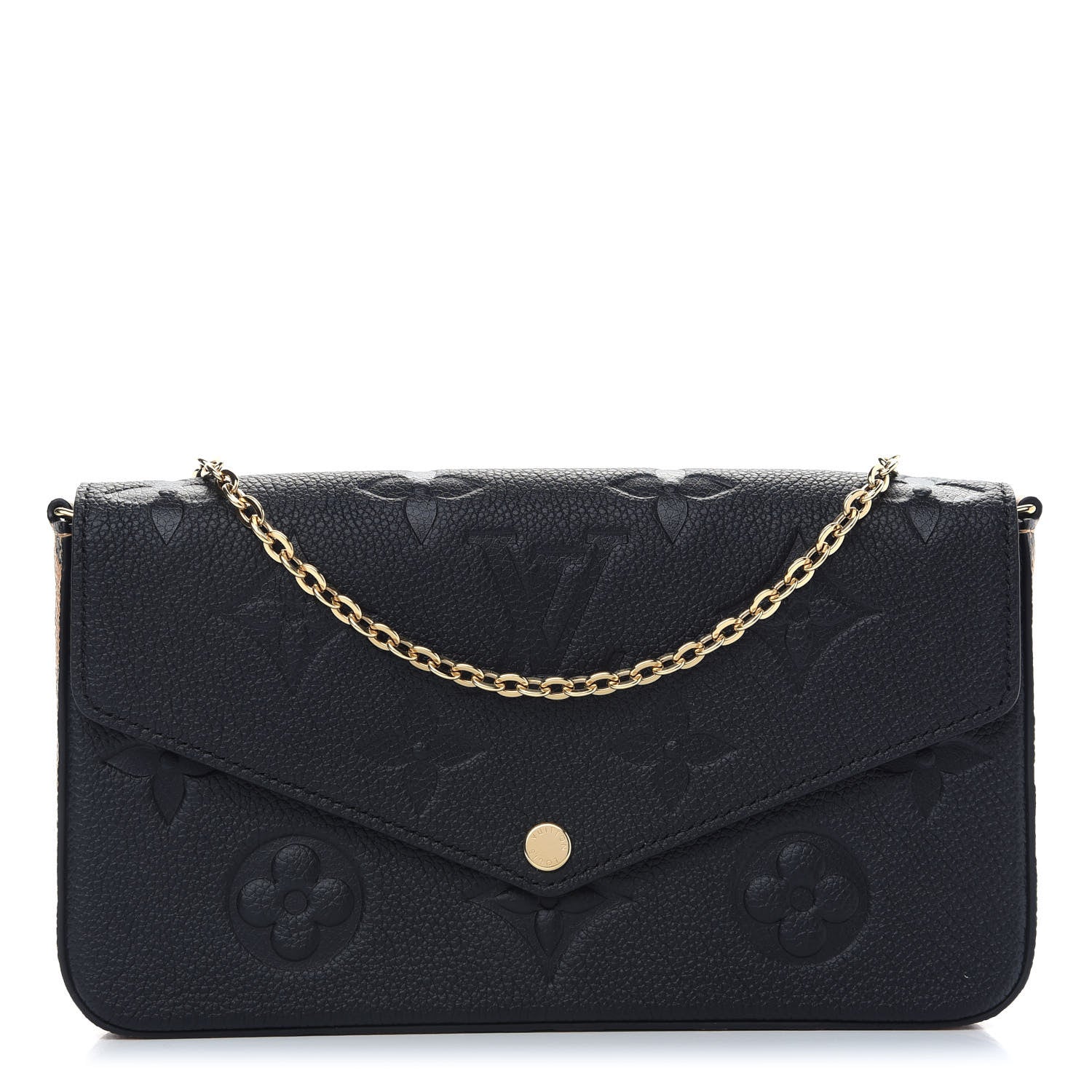 Louis Vuitton Empreinte Monogram Giant Wild At Heart Felicie Pochette Black 1 of 9