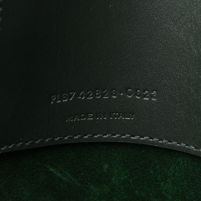 Saint Laurent Shiny Calfskin Le 37 Bucket Bag Vert Fonce 8 of 13