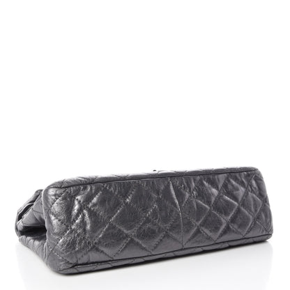 Chanel Metallic Aged Calfskin Quilted 2.55 Reissue 227 Flap Dark Silver 4 of 16