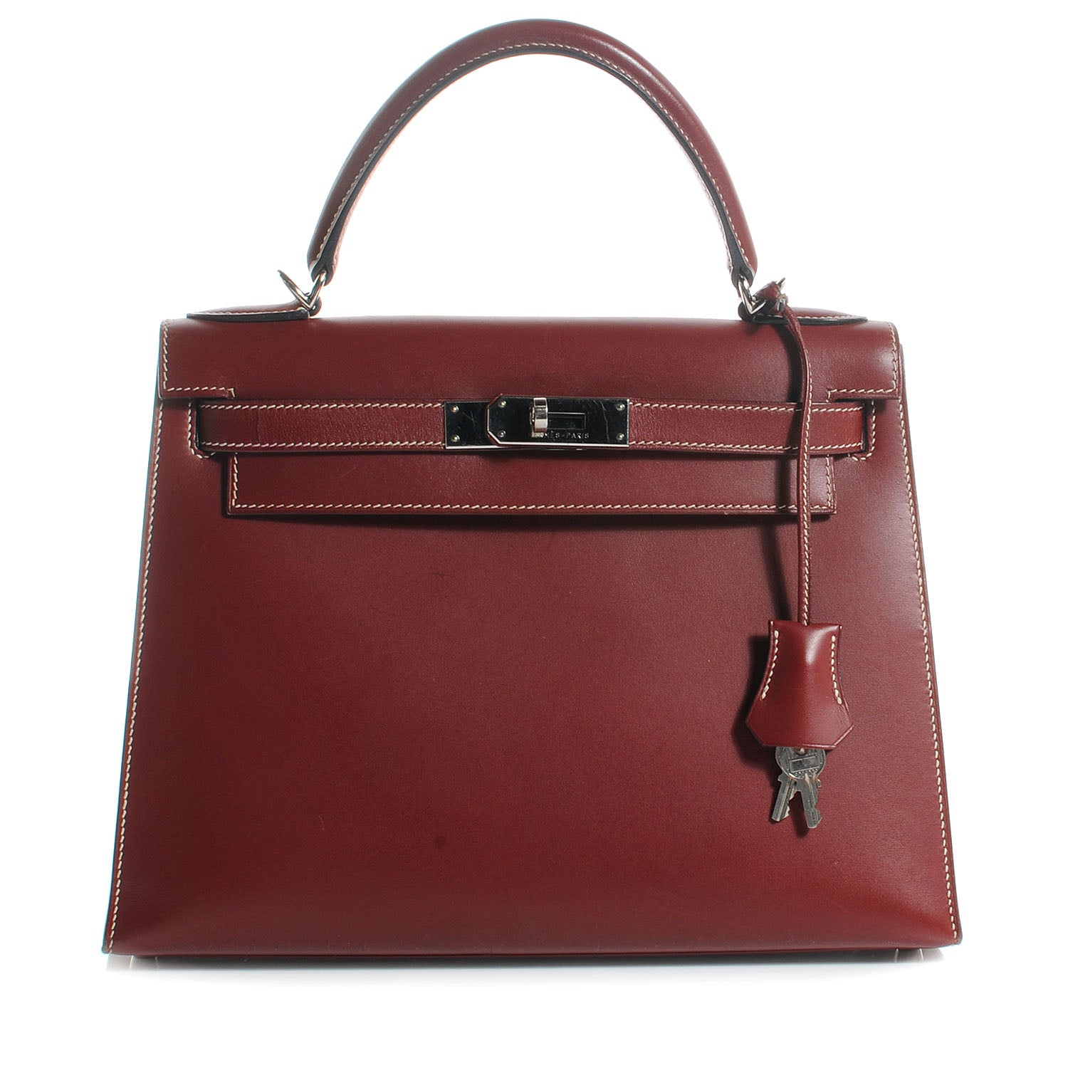 Hermes Chamonix Kelly Sellier 28 Rouge H 1 of 8