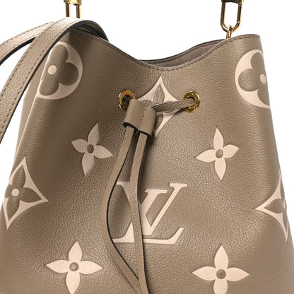 Louis Vuitton Empreinte Monogram Giant Neonoe MM Tourterelle Creme 8 of 10