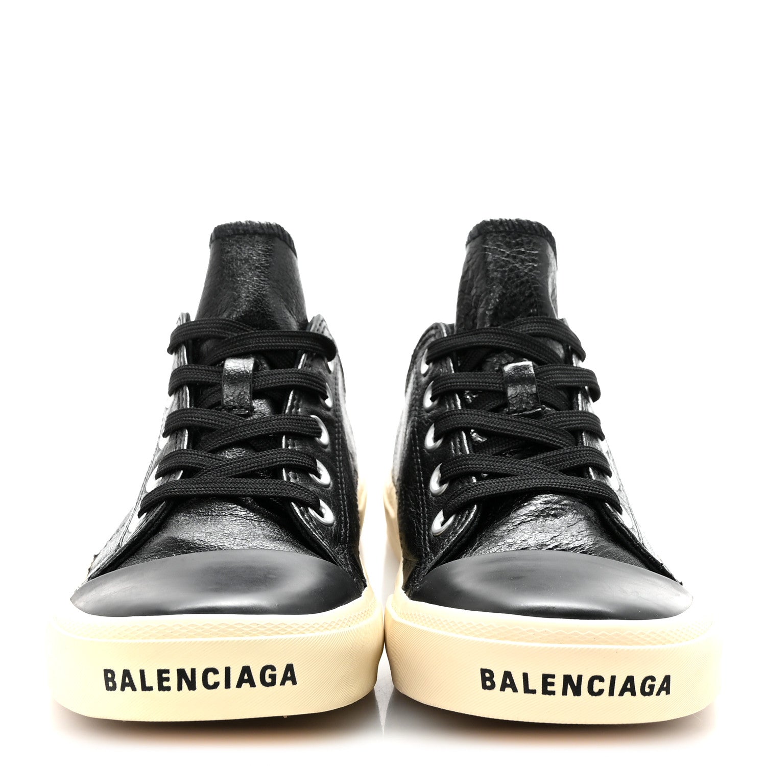 Balenciaga Agneau Arena Womens Paris Low Top Sneakers 38 Black 3 of 8
