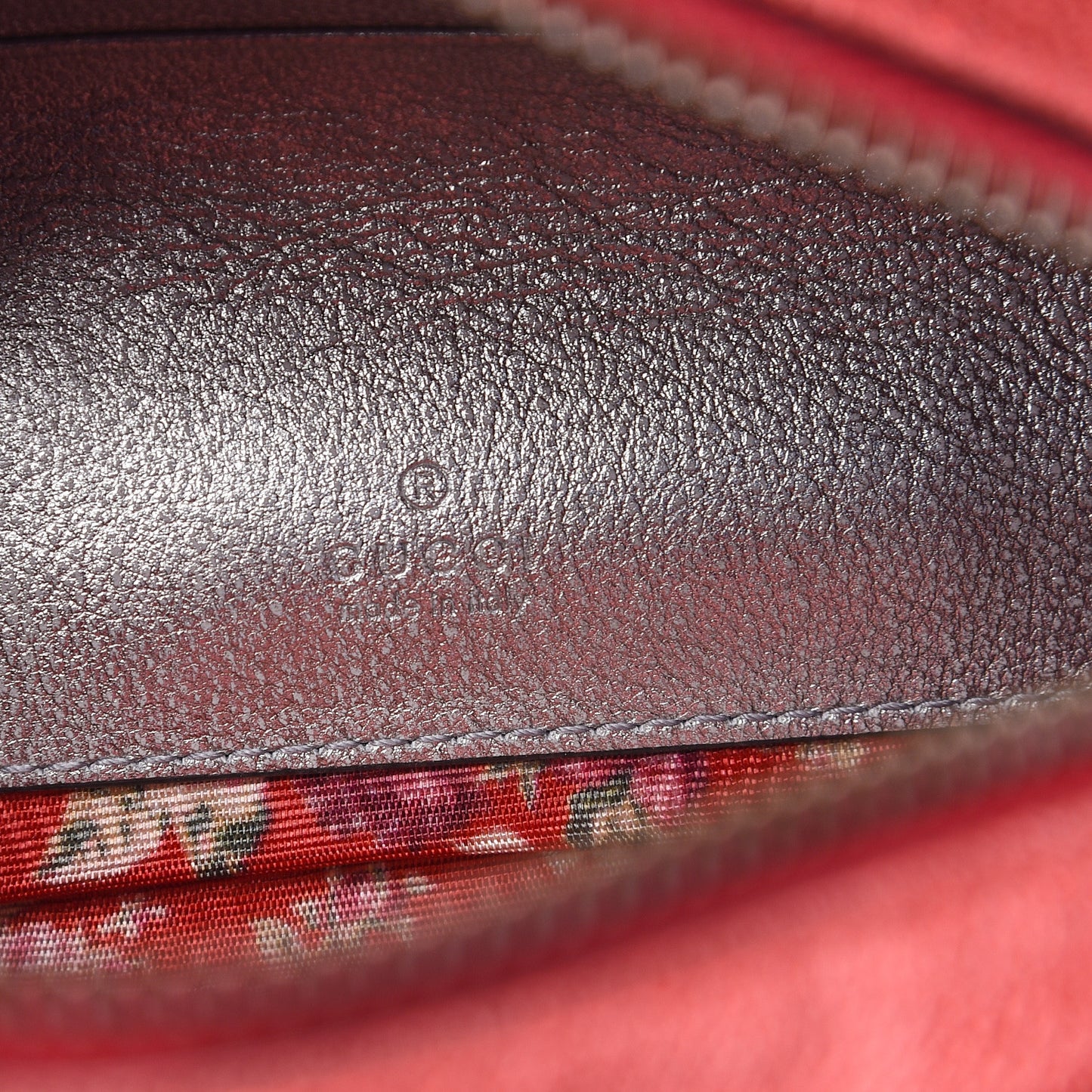 Laminated Nappa Trapuntata Mini Zumi Dome Shoulder Bag Rosso Marine Argento