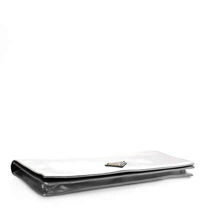 Prada Metallic Pouch Silver 4 of 10