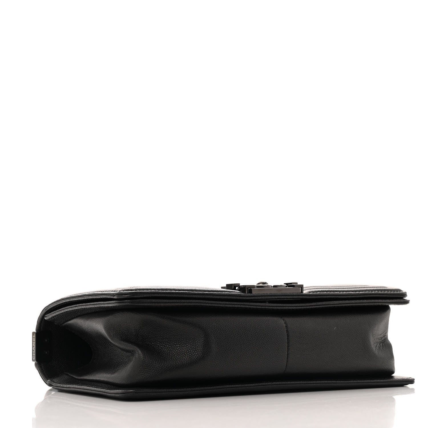 Chanel Caviar Quilted Medium Boy Flap So Black 4 of 13