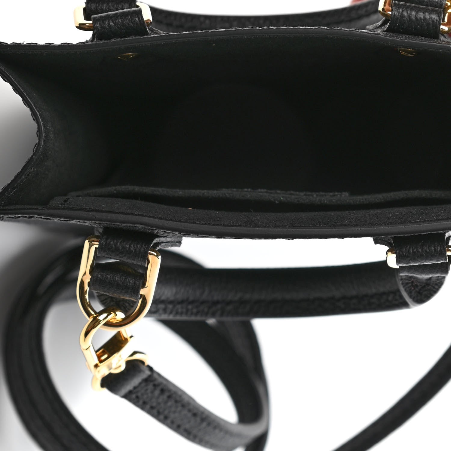 Louis Vuitton Empreinte Monogram Giant Petit Sac Plat Black 4 of 4