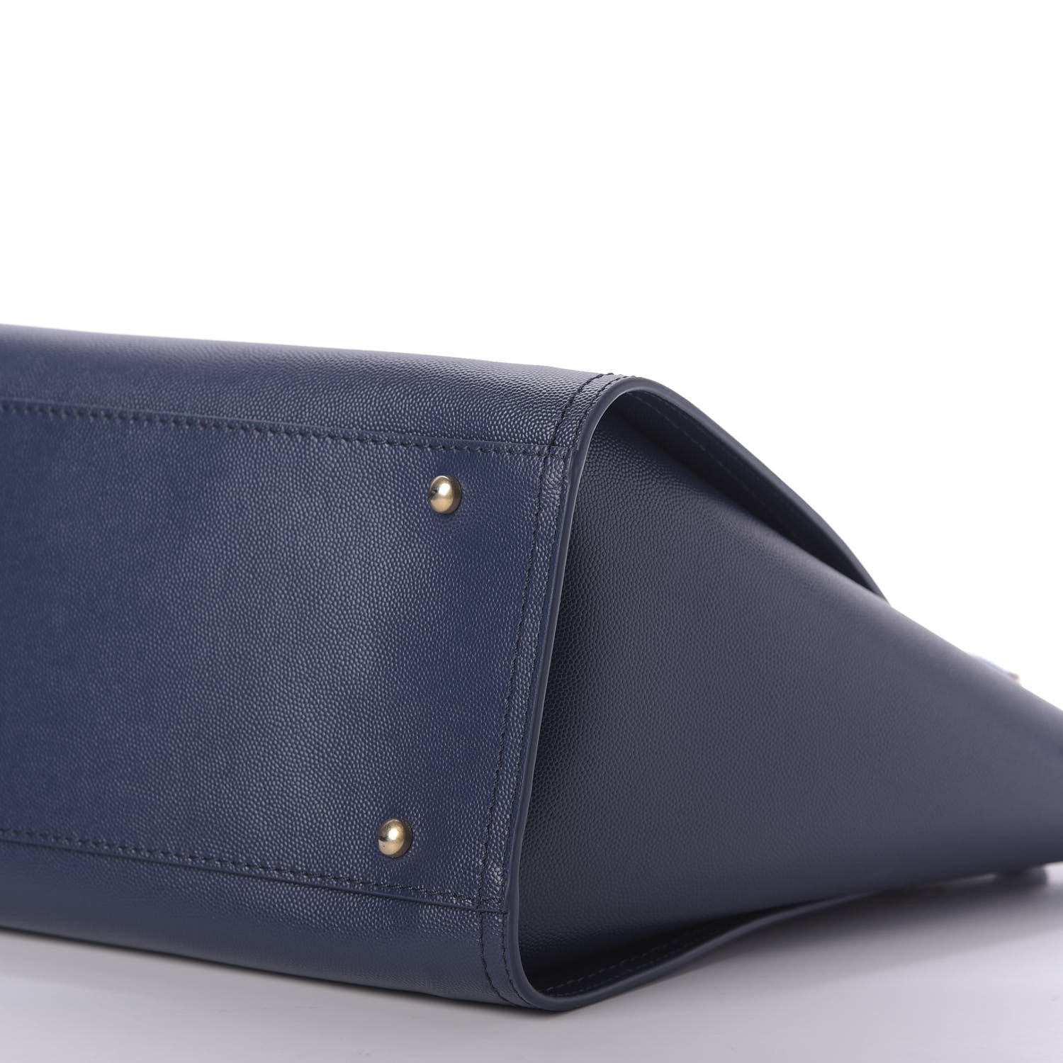 Chanel Caviar Small Studded Deauville Tote Navy 7 of 10