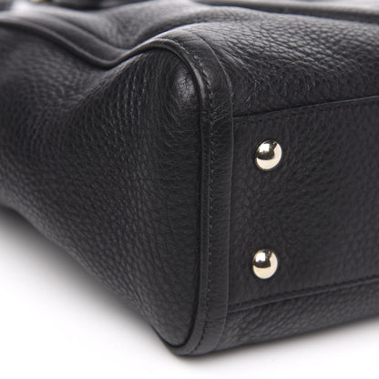 Gucci Pebbled Calfskin Small Soho Top Handle Bag Black 8 of 9