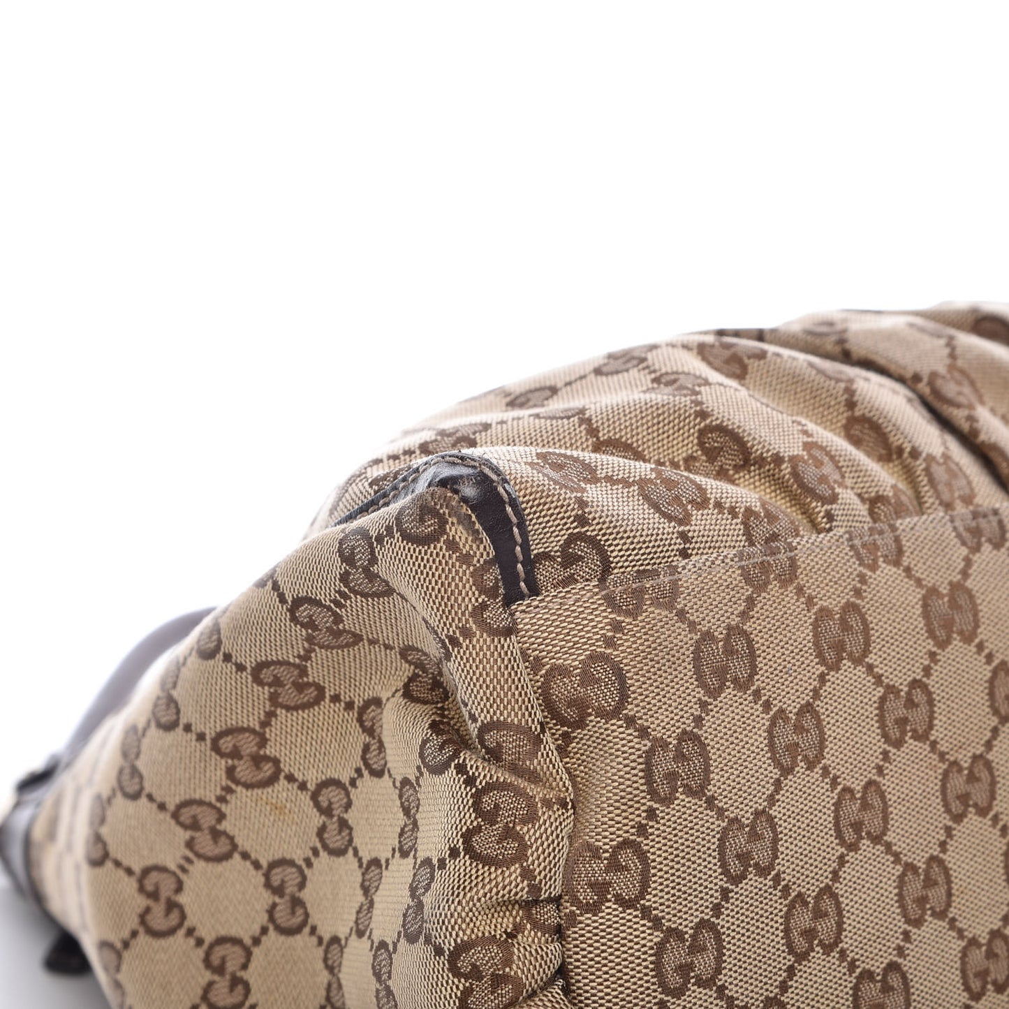 Monogram Large D Gold Hobo Dark Brown