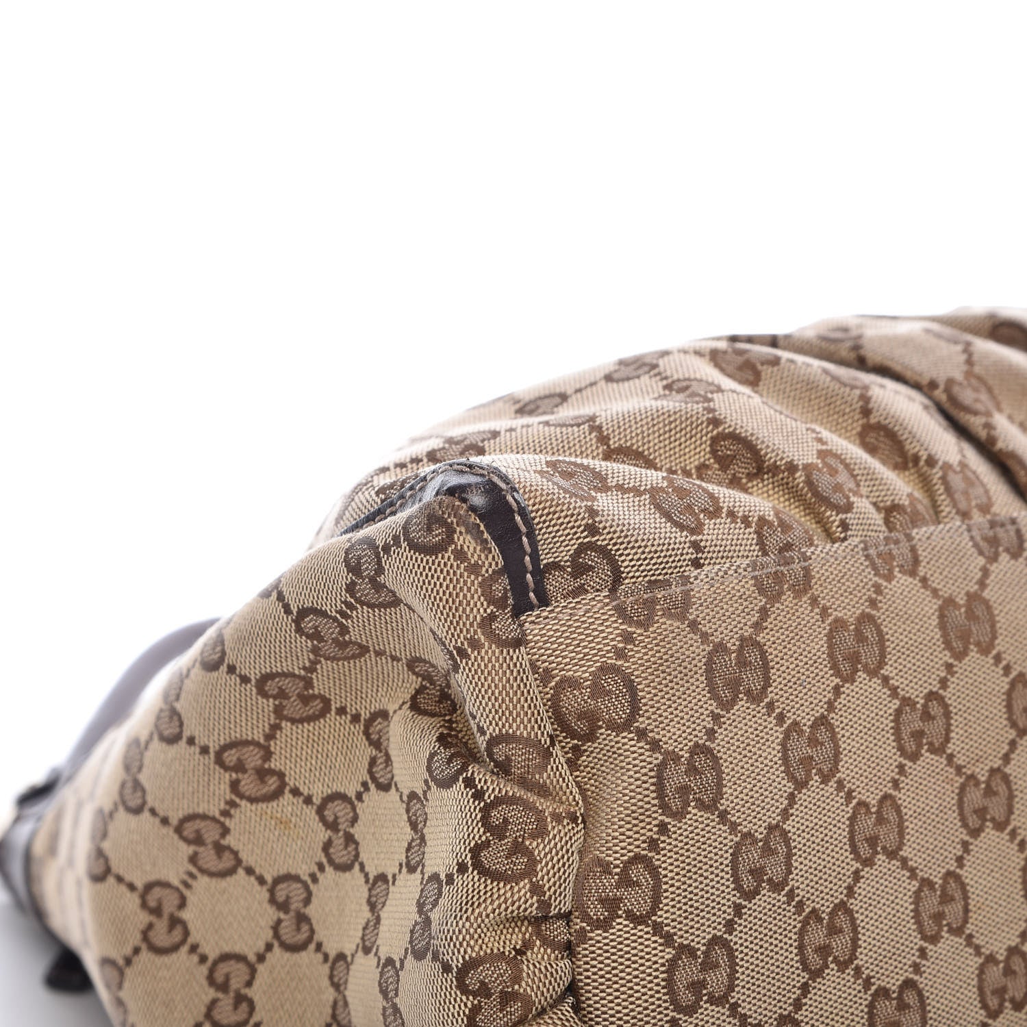 Gucci Monogram Large D Gold Hobo Dark Brown 13 of 23