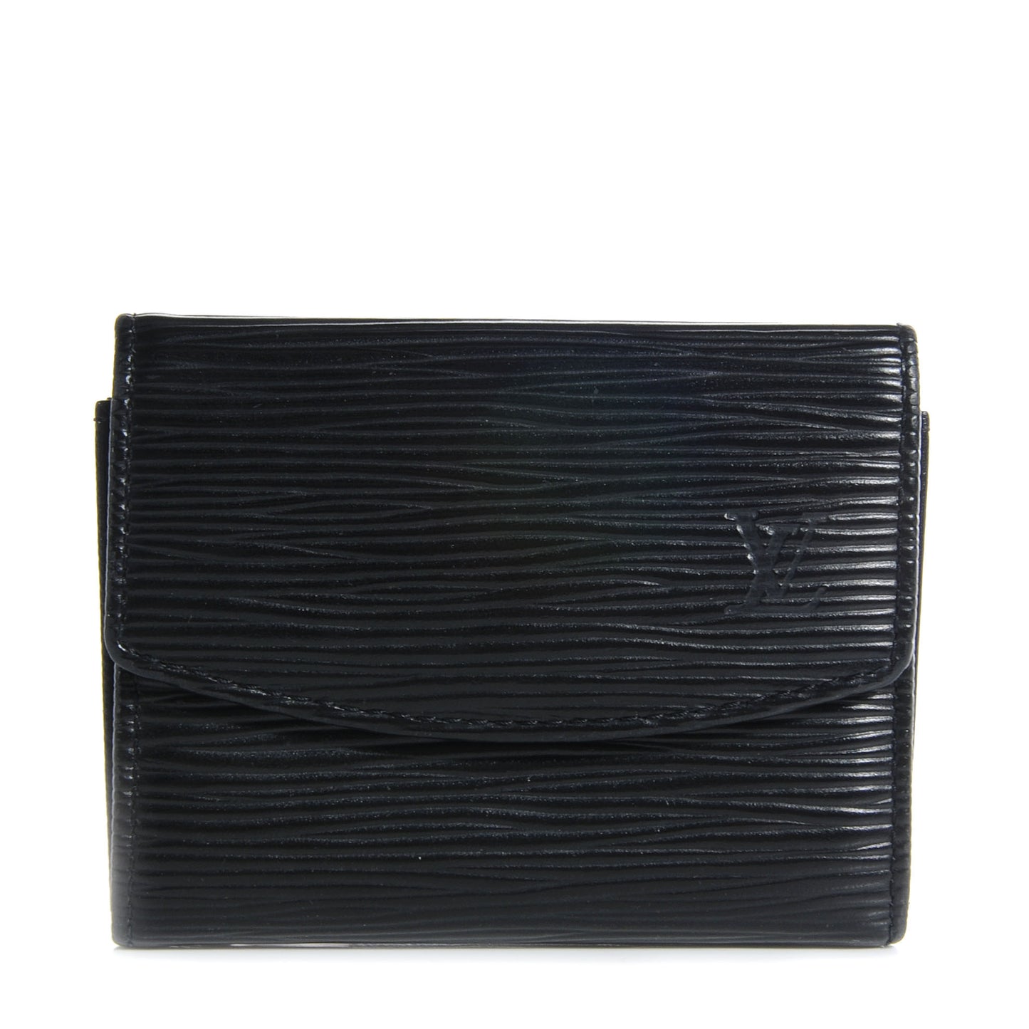 Epi Porte-Monnaie Simple Coin Purse Black
