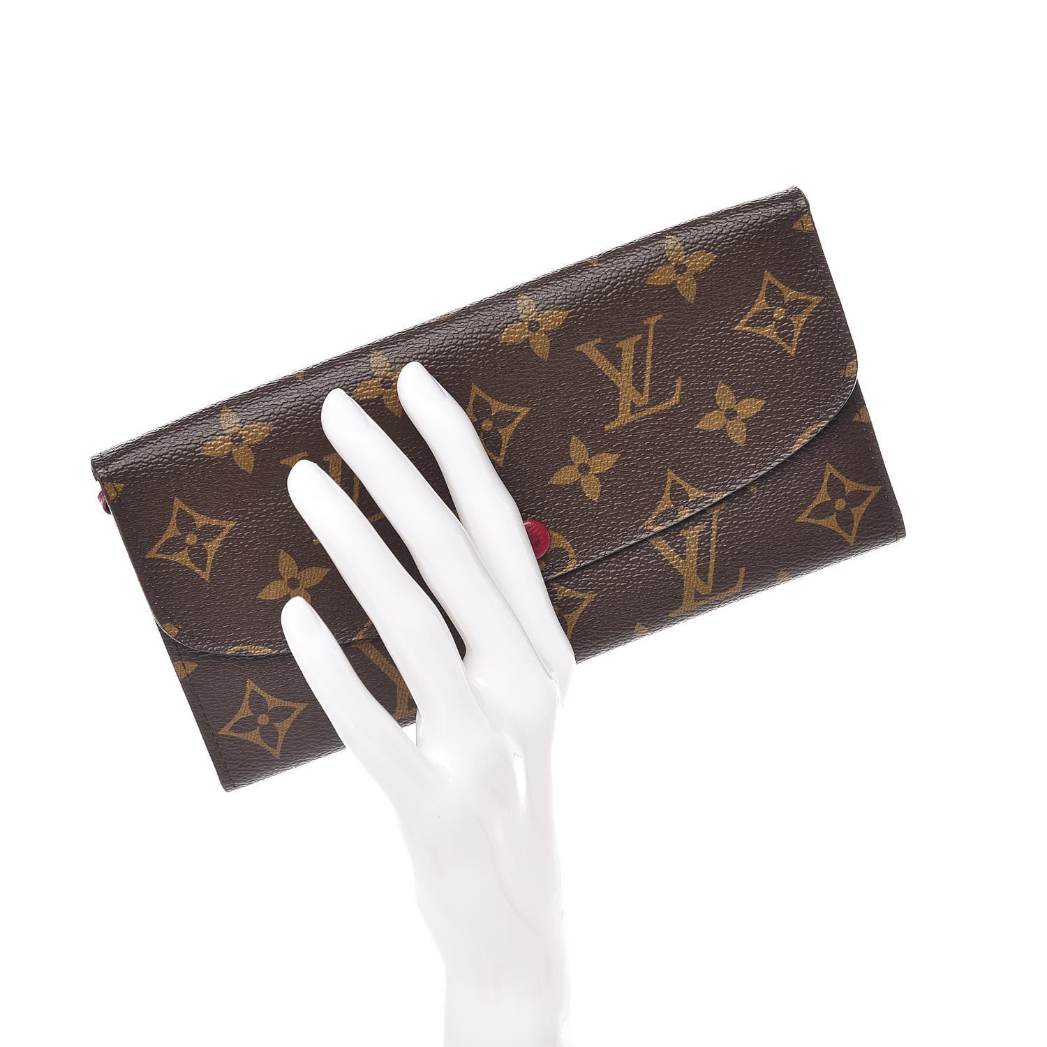 Louis Vuitton Monogram Emilie Wallet Fuchsia 2 of 11