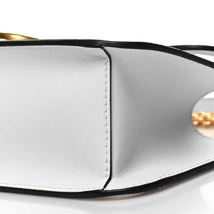 Valentino Garavani PVC Nappa Vlogo Loco Shoulder Bag Trasparente Optic White 9 of 9