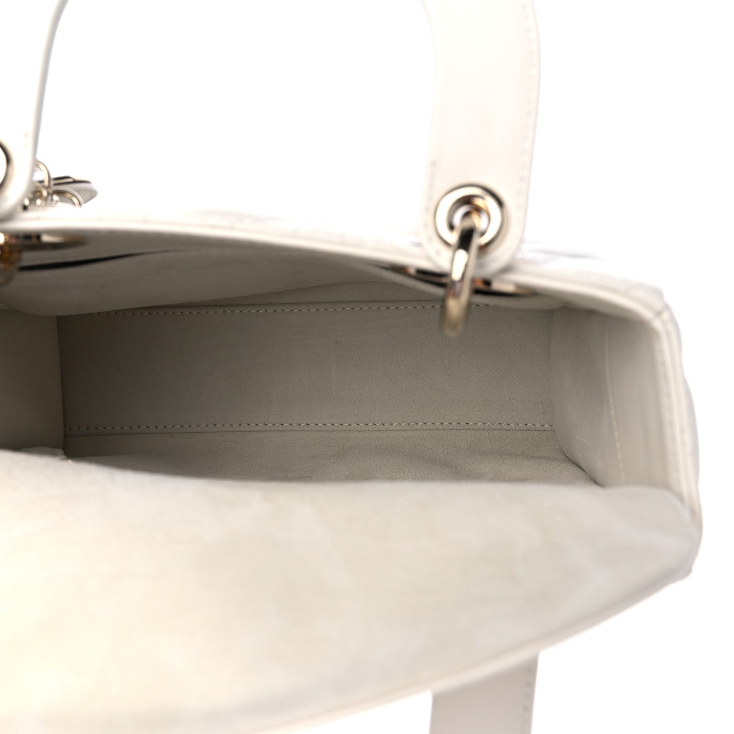 Christian Dior Lambskin Cannage Small My ABCDior Lady Dior Latte 5 of 8