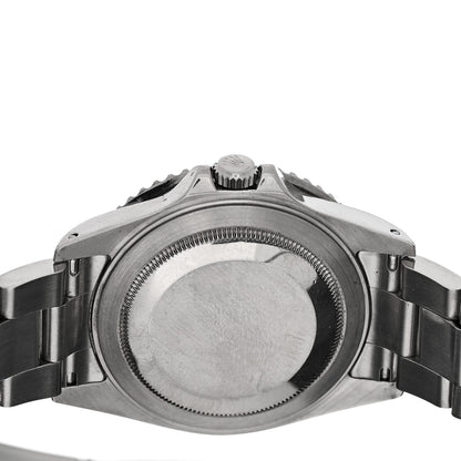 Rolex Stainless Steel 40mm Oyster Perpetual Date GMT Master II Watch Black 16710 4 of 5