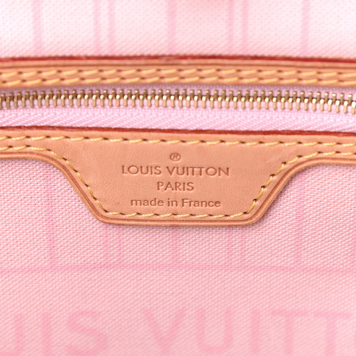 Damier Azur Neo Neverfull MM Rose Ballerine