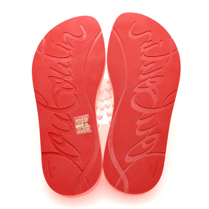 Christian Louboutin Rubber Spike Loubi Donna Flip Flop 39 Transparent 5 of 7