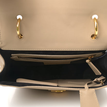 Burberry Trench Calfskin Medium DK88 Top Handle Bag Honey 5 of 11