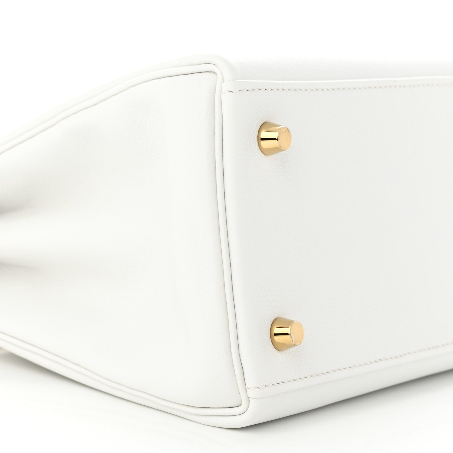Hermes Evercolor Kelly Retourne 28 White 9 of 11