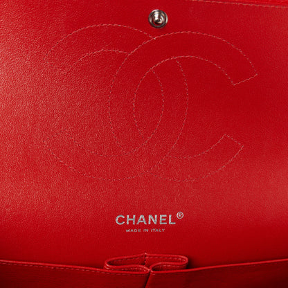 Chanel Caviar Quilted Jumbo Double Flap Red 6 of 11