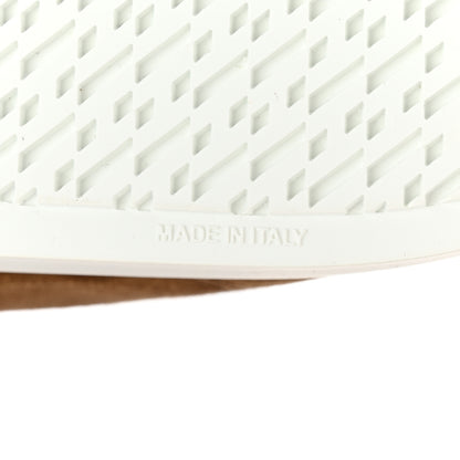 Hermes Suede Goatskin Woolskin Daydream Sneakers 40 Brun Fume Ecru 7 of 9