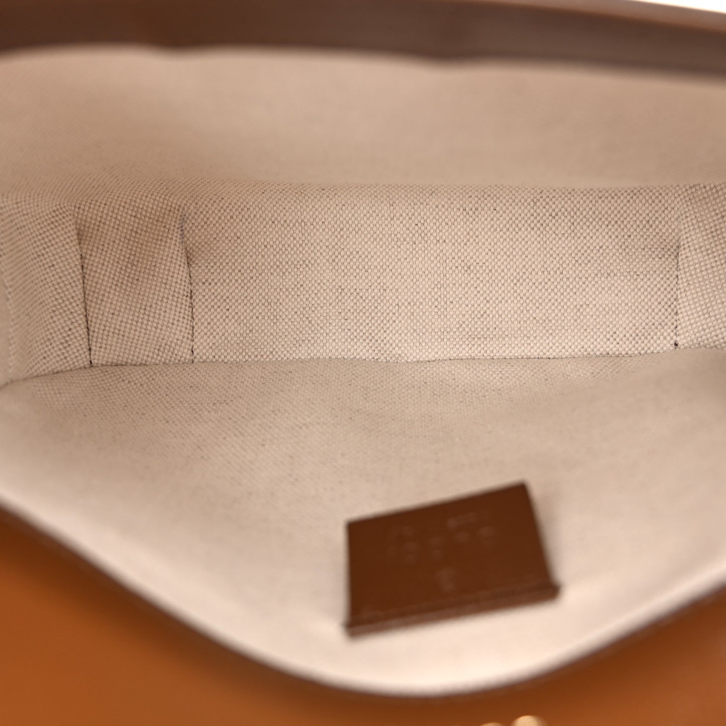 GG Supreme Monogram Web Mini Horsebit 1955 Shoulder Bag Beige Brown Sugar