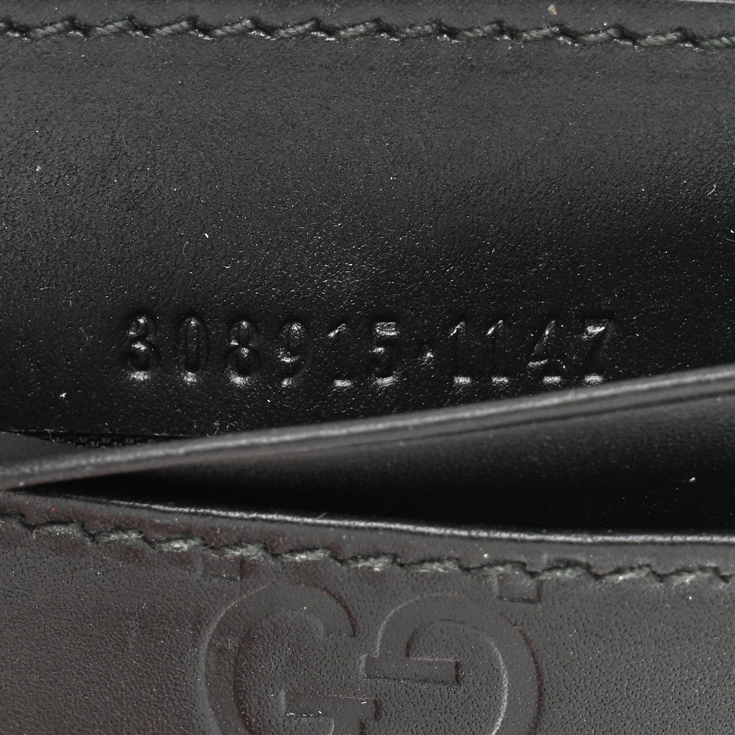 Gucci Microguccissima Card Holder Money Clip Black 5 of 6