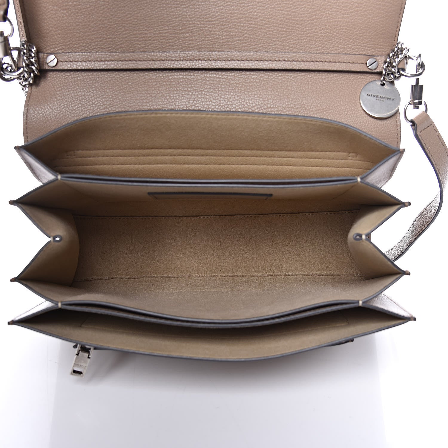 Givenchy Sugar Goatskin Medium GV3 Shoulder Bag Linen 5 of 8