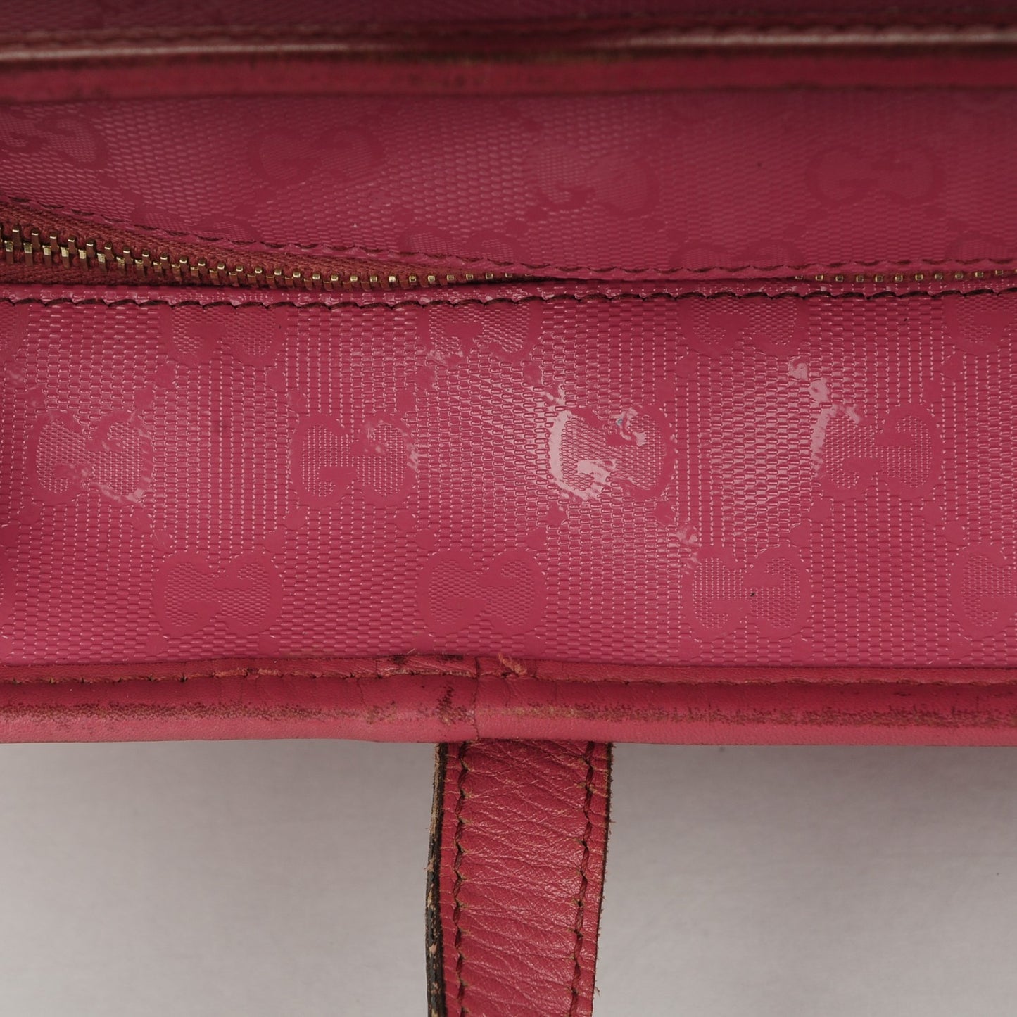 Imprime Monogram Medium Zippered Shopping Tote Vintage Rose